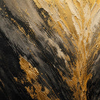 Expanding Breath Abstract Expressionism Canvas Wall Art - 03_detail_closeup