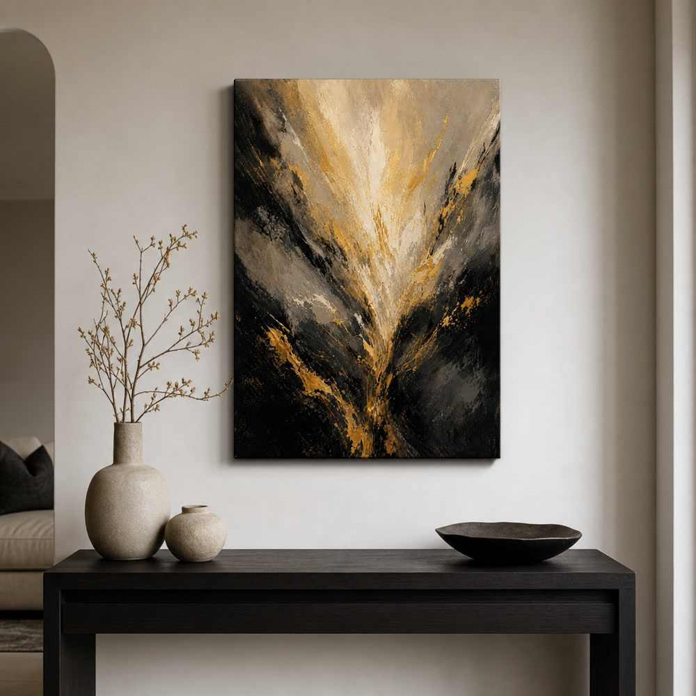 Expanding Breath Abstract Expressionism Canvas Wall Art - 05_sku_18x24_wall