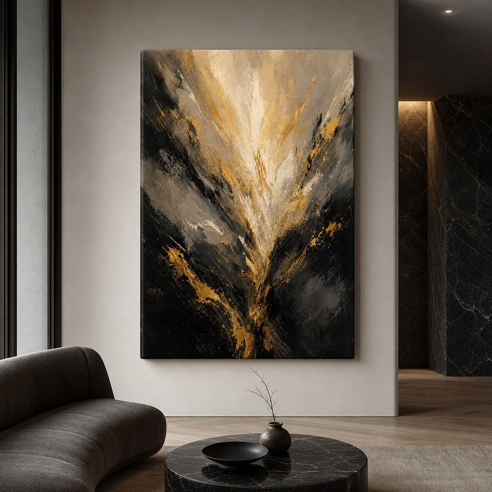 Expanding Breath Abstract Expressionism Canvas Wall Art - 07_sku_30x40_wall