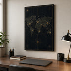 Global Market Map Entrepreneur Canvas Wall Art - 04_sku_12x18_wall