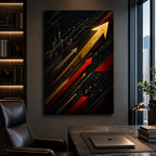 Founder War Room Entrepreneur Canvas Wall Art - 02_wall_scene