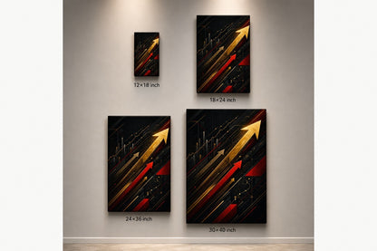 Founder War Room Entrepreneur Canvas Wall Art - 08_size_comparison