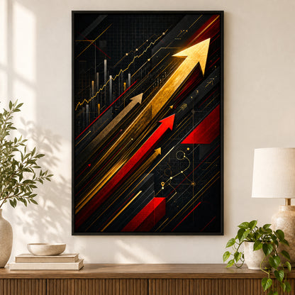 Founder War Room Entrepreneur Canvas Wall Art | black_independent_close