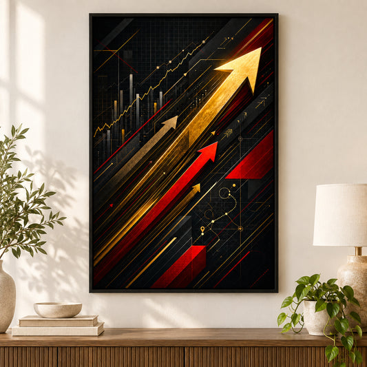 Founder War Room Entrepreneur Canvas Wall Art | black_independent_close