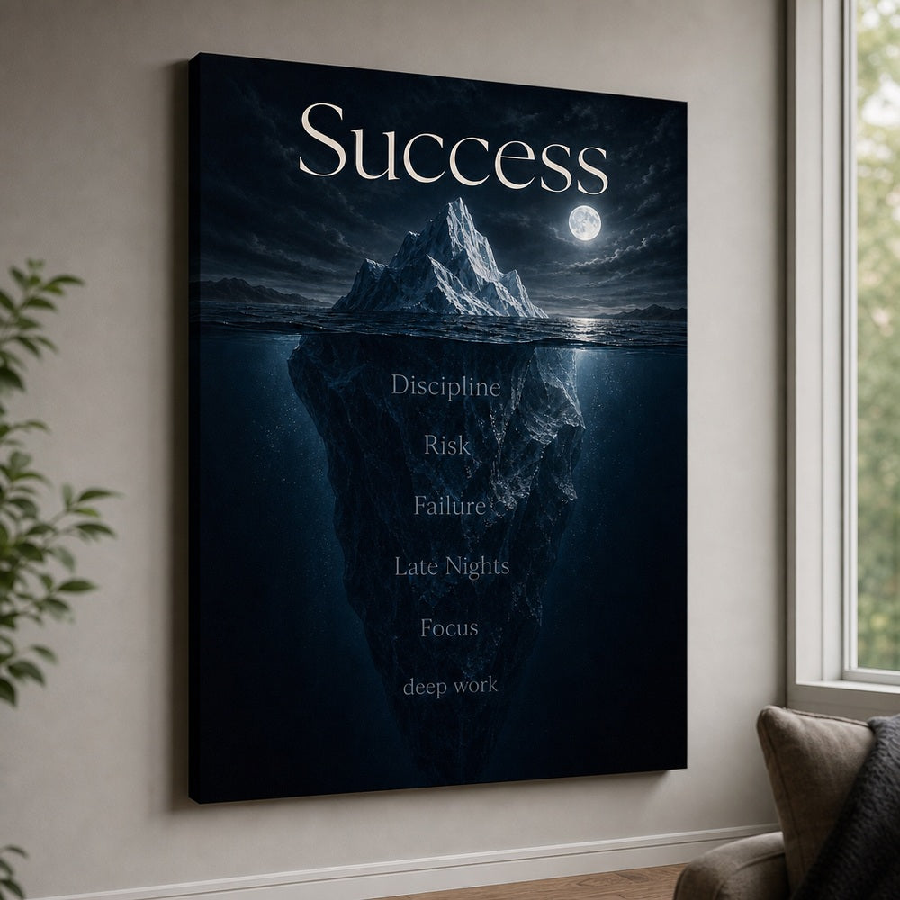 Deep Work Empire Entrepreneur Canvas Wall Art - 06_sku_24x36_wall