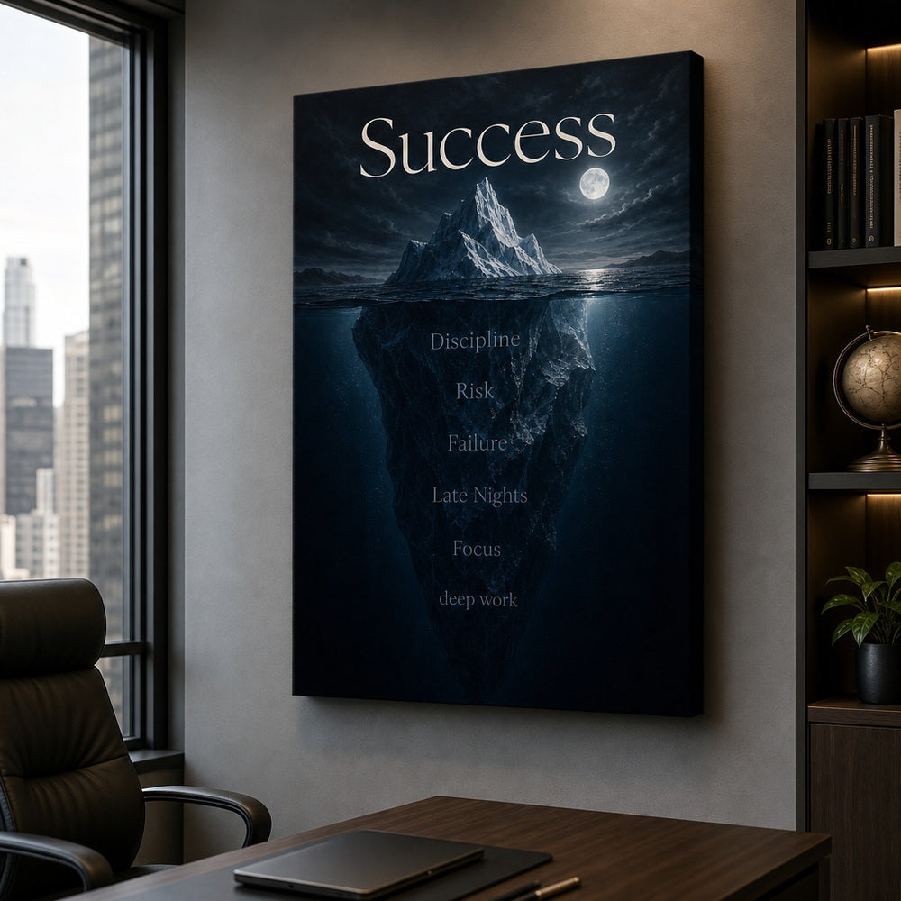 Deep Work Empire Entrepreneur Canvas Wall Art - 07_sku_30x40_wall