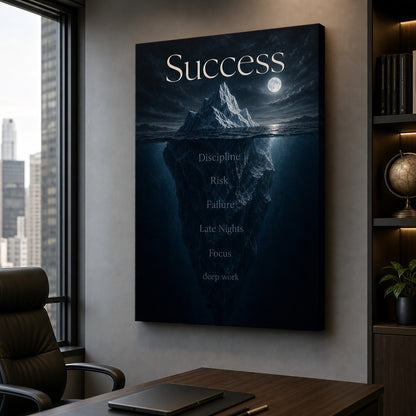 Deep Work Empire Entrepreneur Canvas Wall Art - 07_sku_30x40_wall