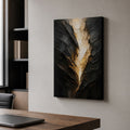 White Cocoon Break Palette Knife Abstract Canvas Wall Art - 04_sku_12x18_wall