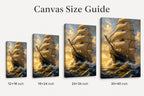 Triumphant Bow Close Classical Maritime Canvas Wall Art - 08_size_comparison