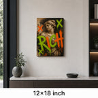 Rich Venus Pop Urban Graffiti Oil Canvas Wall Art - 04_sku_12x18_wall