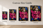 Break Rules Sculpture Urban Graffiti Oil Canvas Wall Art - 08_size_comparison
