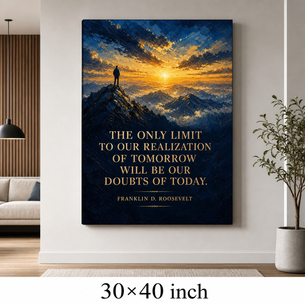 Dawn Summit Roosevelt Peak Far Horizon Canvas Wall Art - 07_sku_30x40_wall