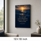 Deep Blue Waves Roosevelt Peak Far Horizon Canvas Wall Art - 04_sku_12x18_wall