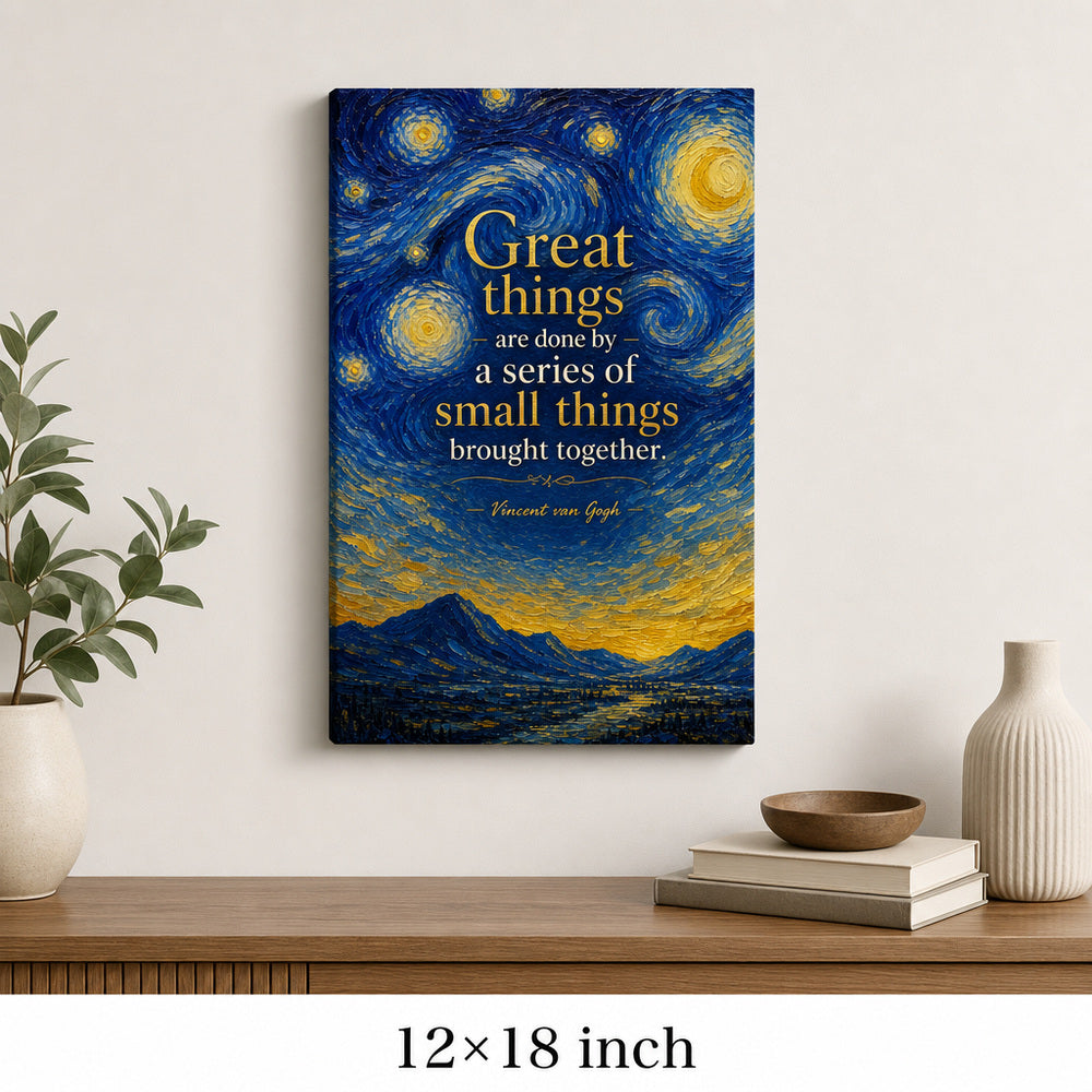 Starry Horizon Van Gogh Tribute Canvas Wall Art - 04_sku_12x18_wall