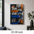 Graffiti Classical Portrait Jobs Canvas Wall Art - 04_sku_12x18_wall