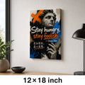 Graffiti Sculpture Jobs Canvas Wall Art - 04_sku_12x18_wall
