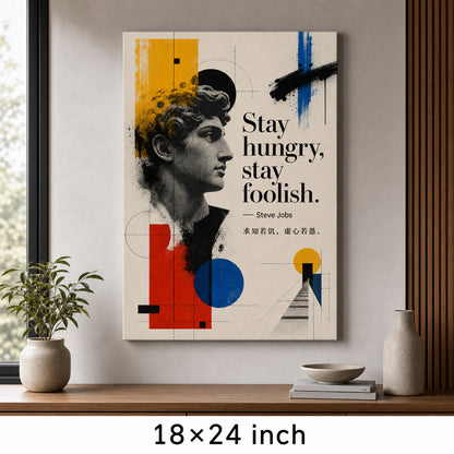 Graffiti Bauhaus Hybrid Jobs Canvas Wall Art - 05_sku_18x24_wall