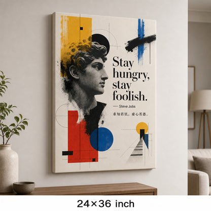 Graffiti Bauhaus Hybrid Jobs Canvas Wall Art - 06_sku_24x36_wall