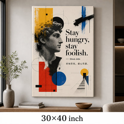 Graffiti Bauhaus Hybrid Jobs Canvas Wall Art - 07_sku_30x40_wall