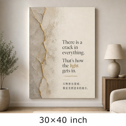 Minimal Gallery Split Layout Leonard Cohen Canvas Wall Art - 07_sku_30x40_wall
