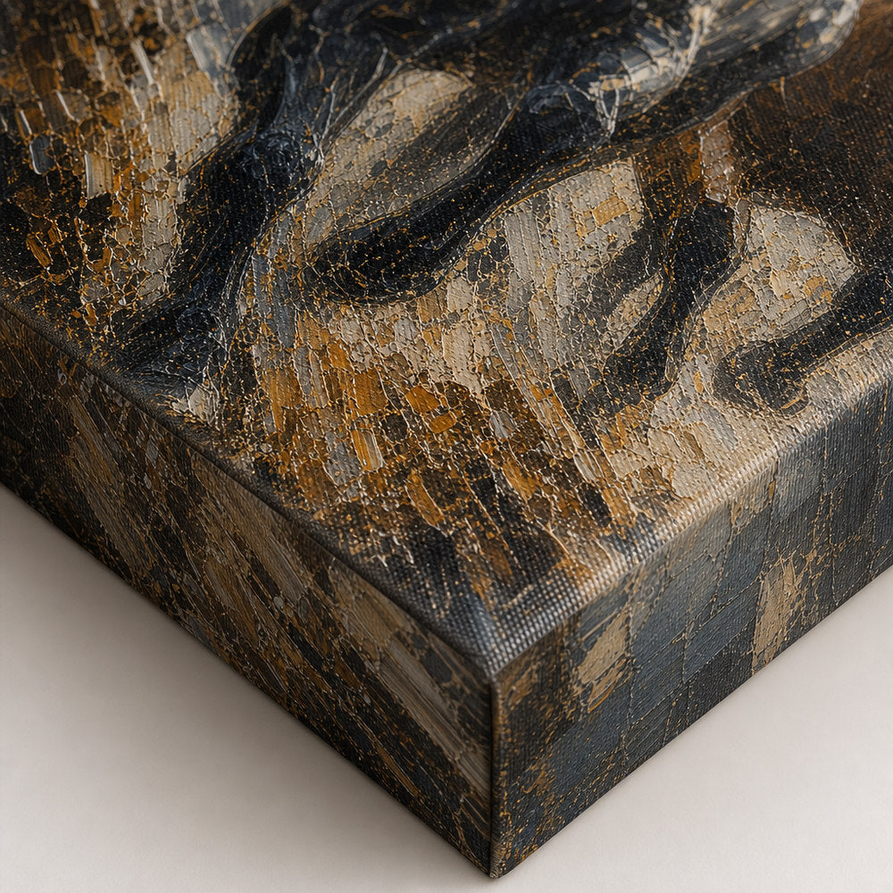 Wild Horse Storm Light Surge Oil Painting Canvas Wall Art - 03_detail_closeup