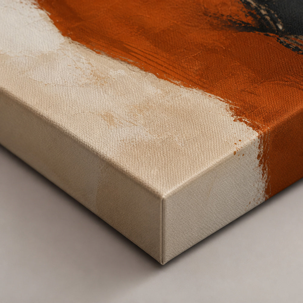 Neutral Abstract Sienna Balance Canvas Wall Art - 03_detail_closeup