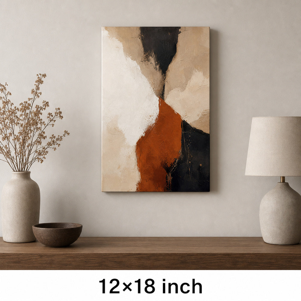 Neutral Abstract Sienna Balance Canvas Wall Art - 04_sku_12x18_wall