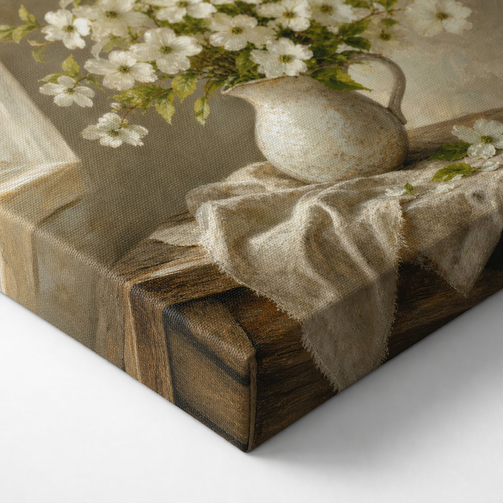 Dogwood Bouquet Canvas Wall Art - 03_detail_closeup
