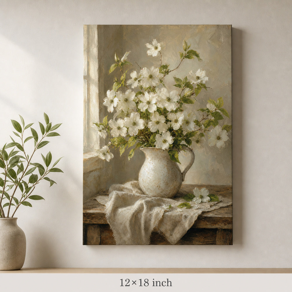 Dogwood Bouquet Canvas Wall Art - 04_sku_12x18_wall