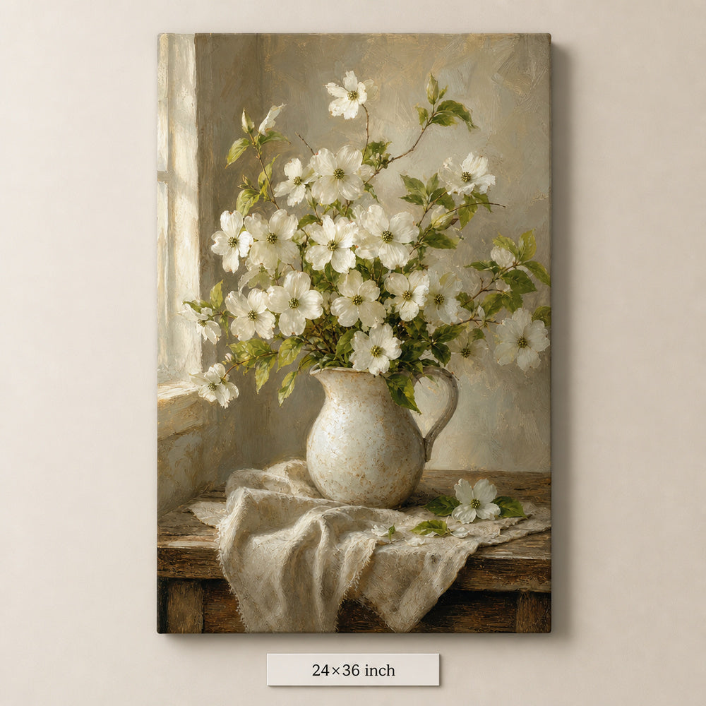Dogwood Bouquet Canvas Wall Art - 06_sku_24x36_wall