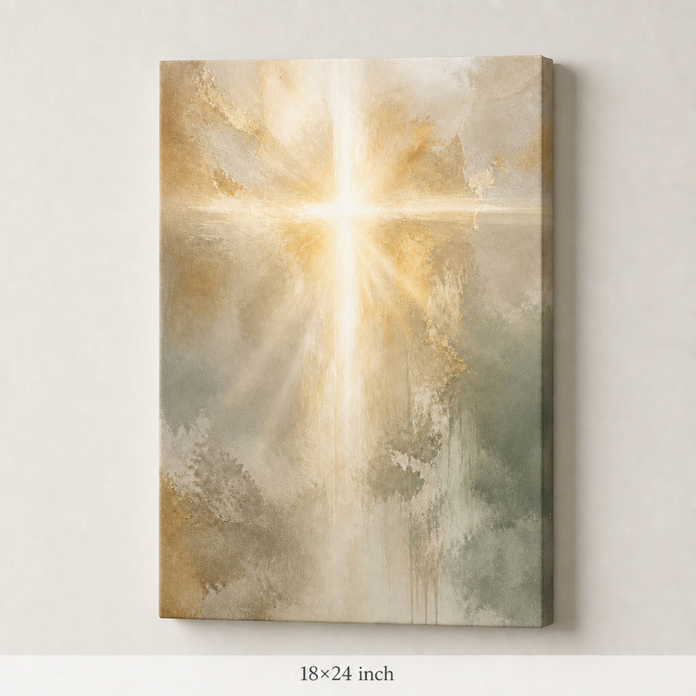 Contemporary Christian Light Canvas Wall Art - 05_sku_18x24_wall