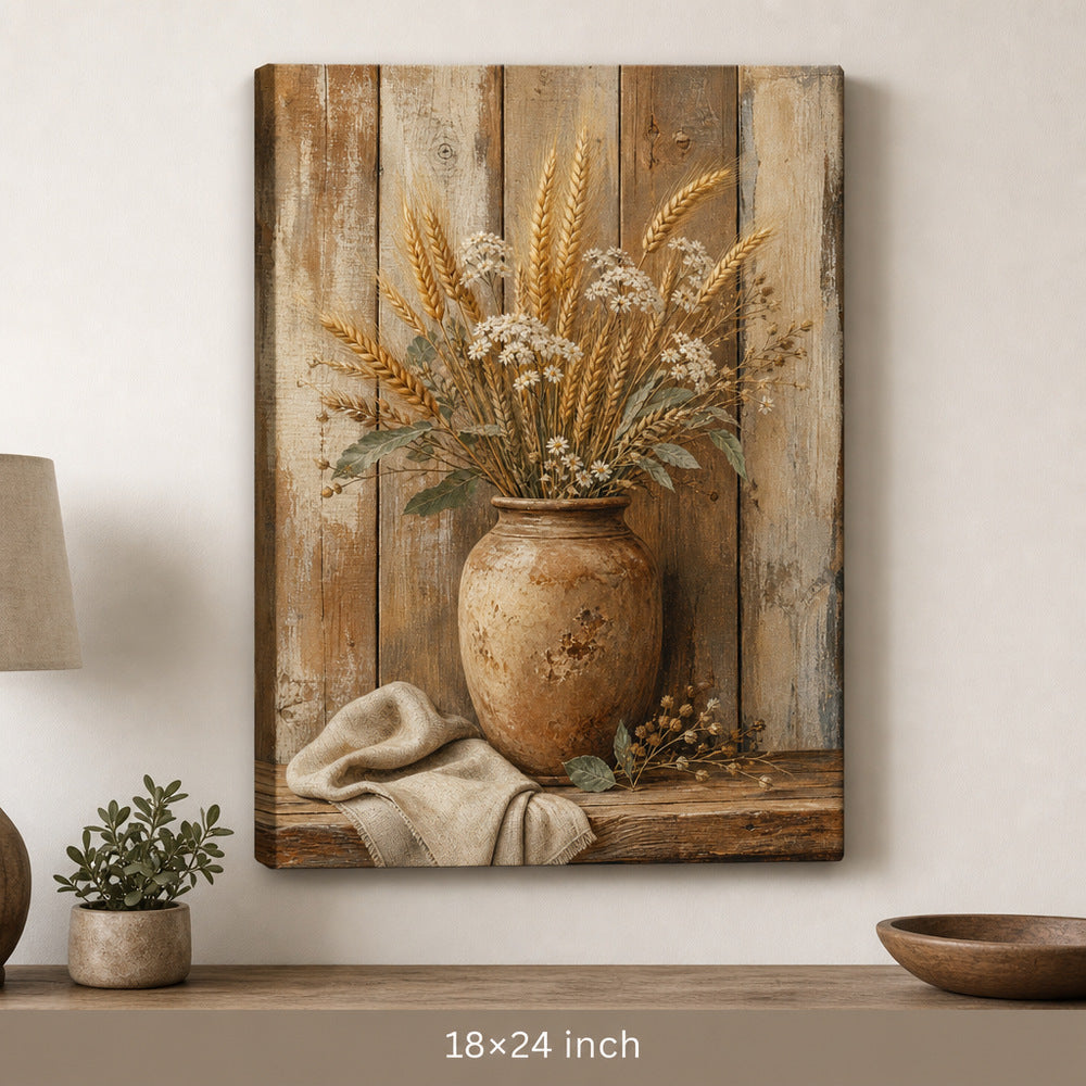 Rustic Wood Farmhouse Canvas Wall Art - 05_sku_18x24_wall
