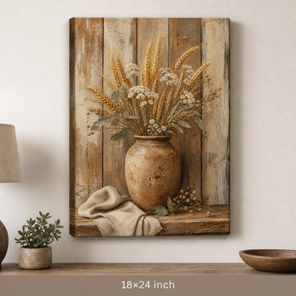 Rustic Wood Farmhouse Canvas Wall Art - 05_sku_18x24_wall