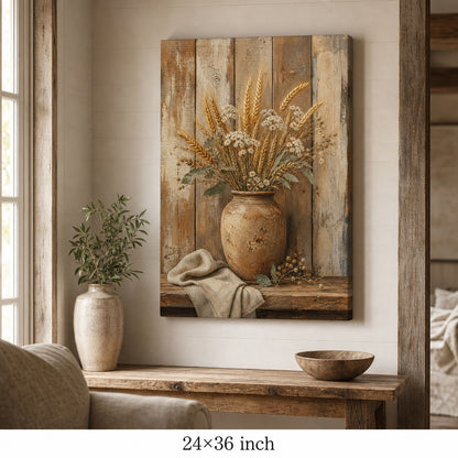 Rustic Wood Farmhouse Canvas Wall Art - 06_sku_24x36_wall