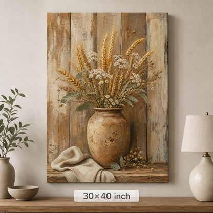 Rustic Wood Farmhouse Canvas Wall Art - 07_sku_30x40_wall