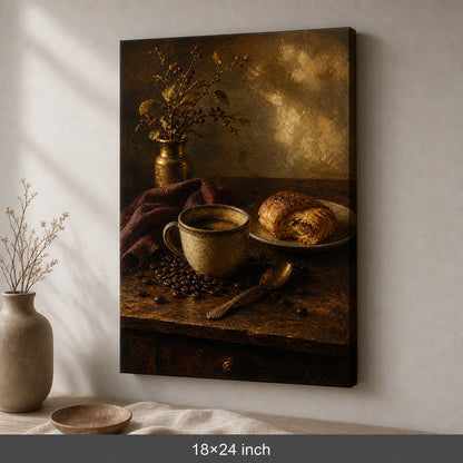 Coffee Dining Still Life Canvas Wall Art - 05_sku_18x24_wall