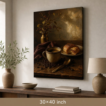 Coffee Dining Still Life Canvas Wall Art - 07_sku_30x40_wall