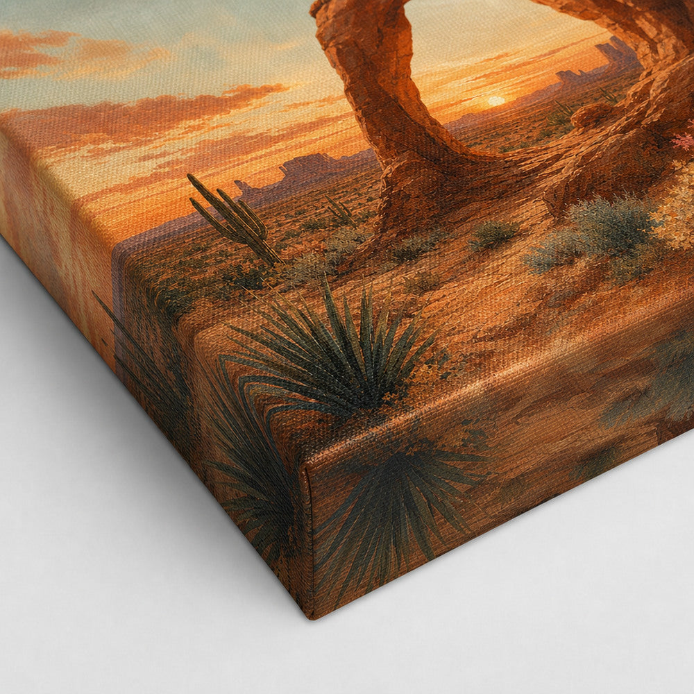 Southwestern Desert Arch SEO Series Canvas Wall Art - 03_detail_closeup
