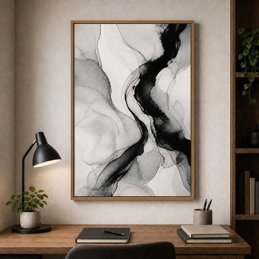 Brown Wood Frame - 04_sku_12x18_wall