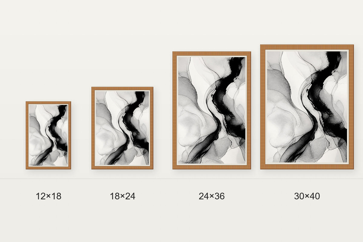 Brown Wood Frame - 08_size_comparison