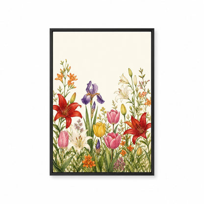 Garden Rising Botanical Floating Frame Wall Art - 01