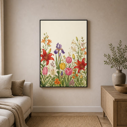 Garden Rising Botanical Floating Frame Wall Art - 02