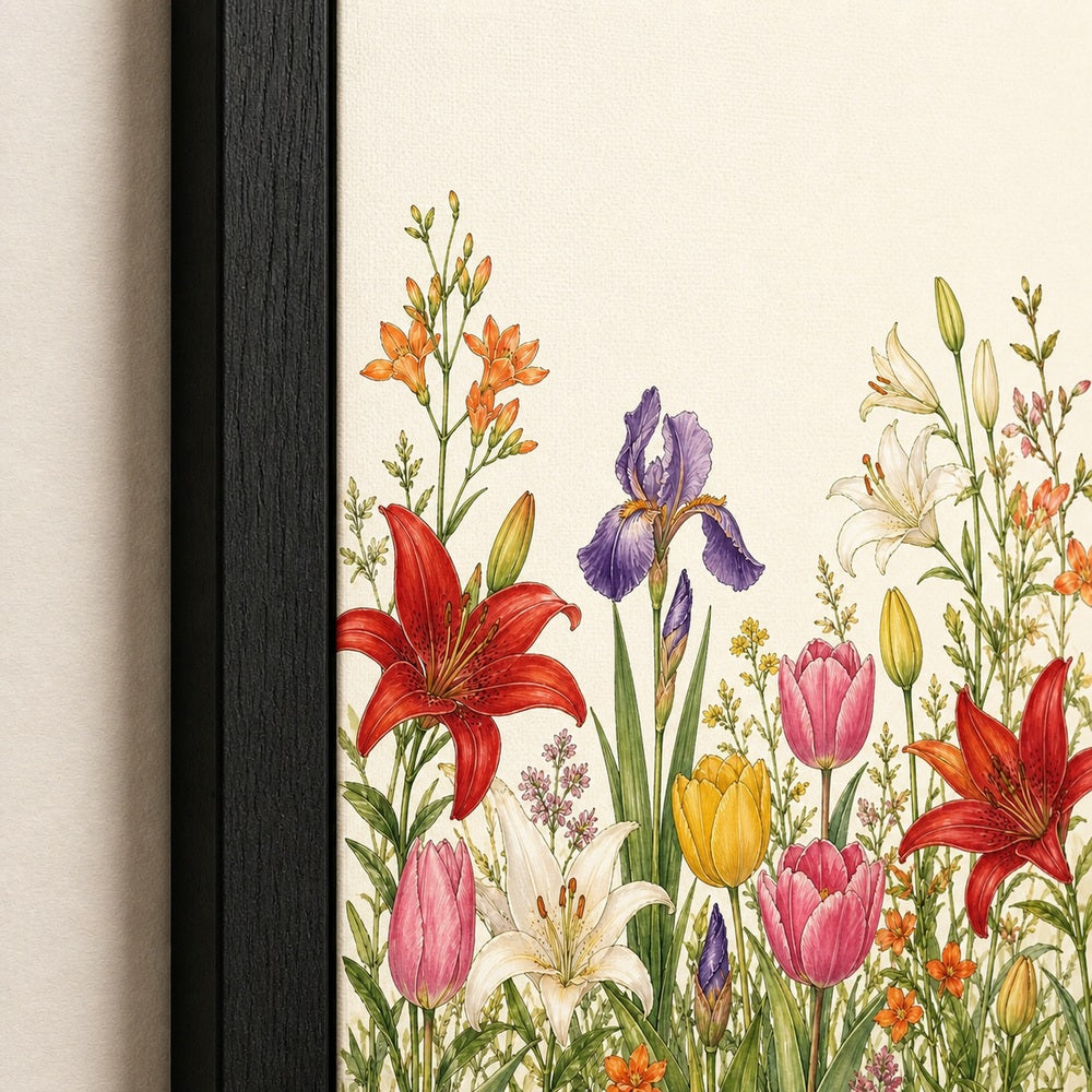 Garden Rising Botanical Floating Frame Wall Art - 03