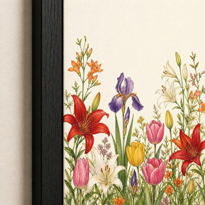 Garden Rising Botanical Floating Frame Wall Art - 03