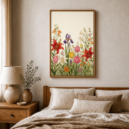 Garden Rising Botanical Floating Frame Wall Art - 04