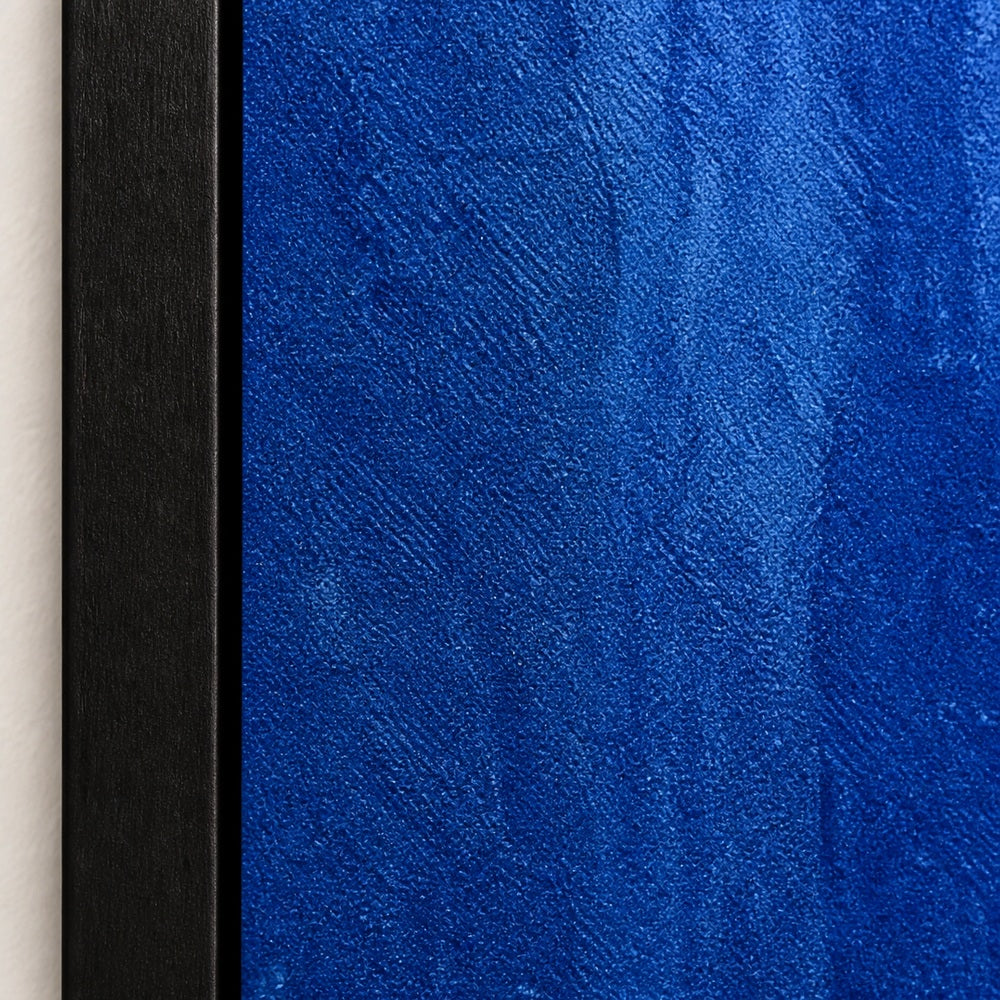 Blue Water Solitude Boat Floating Frame Wall Art - 03