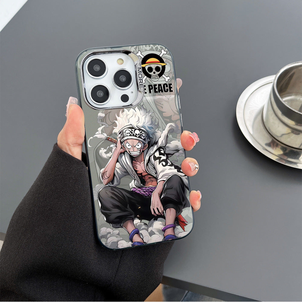 Lufy illustration Anime Phone Cases for iPhone 16 Por Max Phone Cases