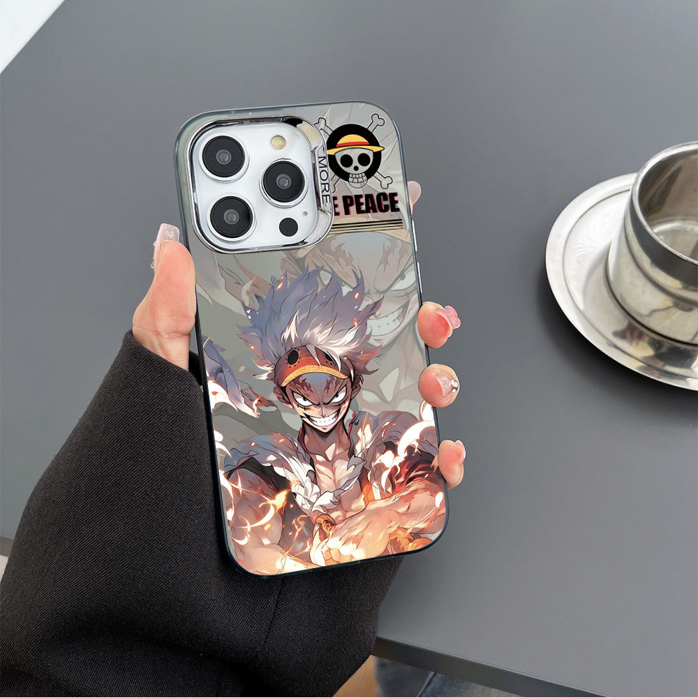 Lufy illustration Anime Phone Cases for iPhone 16 Por Max Phone Cases