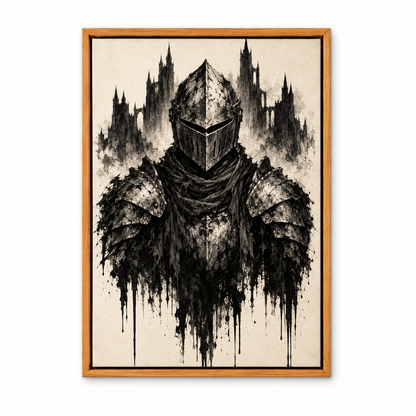 Ink Knight and Castle Gothic — Brown Frame finish product view | AUSJOJO