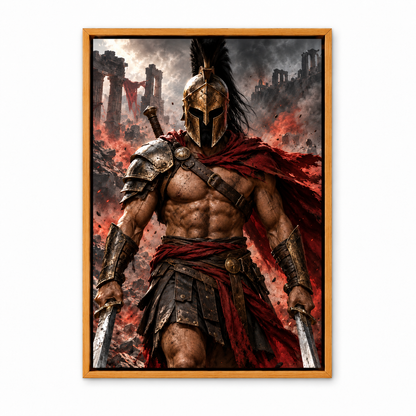 Advancing Bronze Helmet Warrior — Brown Frame finish product view | AUSJOJO
